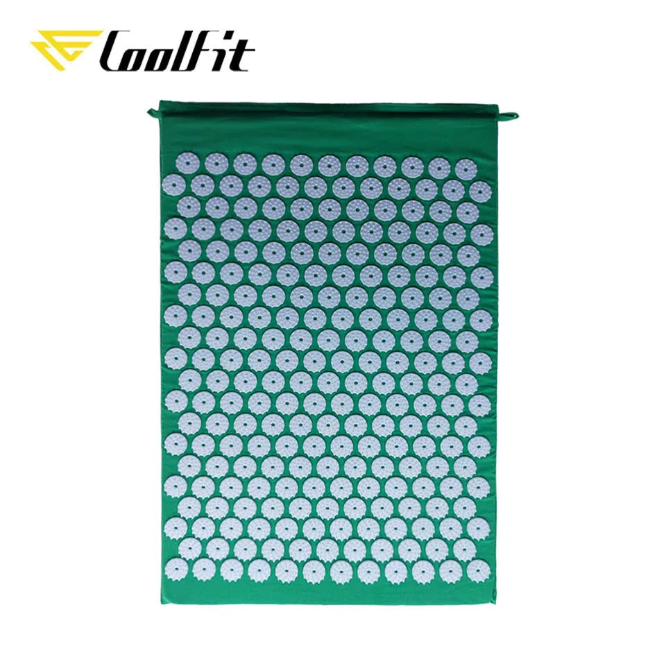 CoolFit Acupressure Mat & Pillow Set – Kuznetsov Spike Mat for Back & Neck Relief