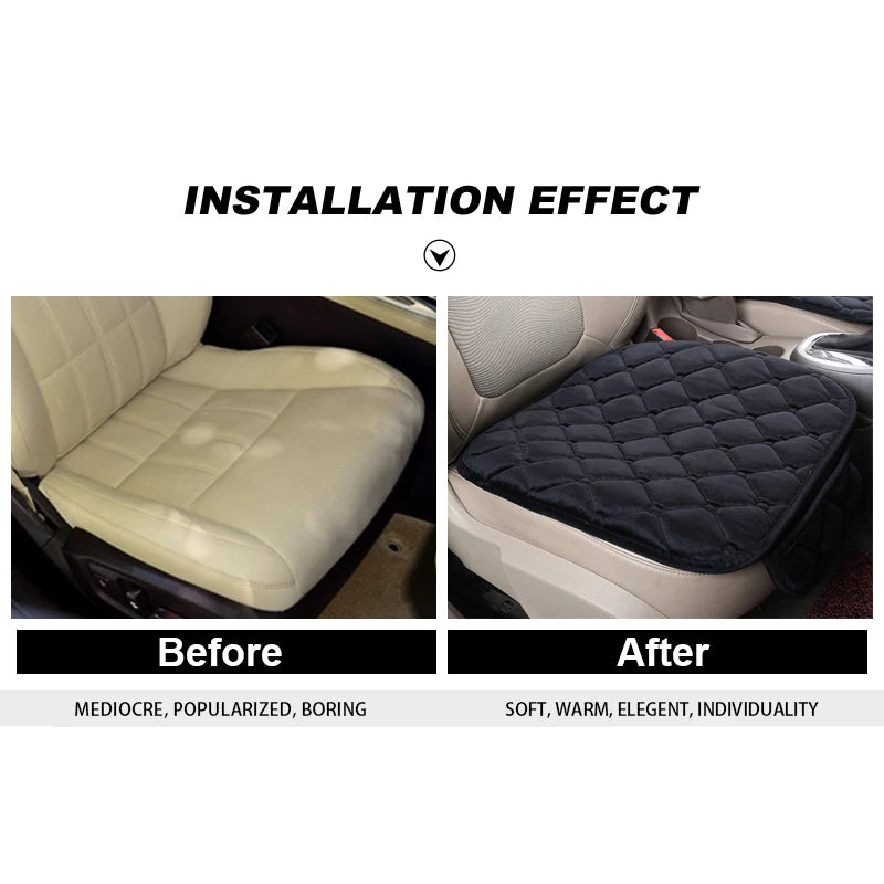 Winter Warm Car Seat Cover Cushion - Universal Soft Auto Seat Protector