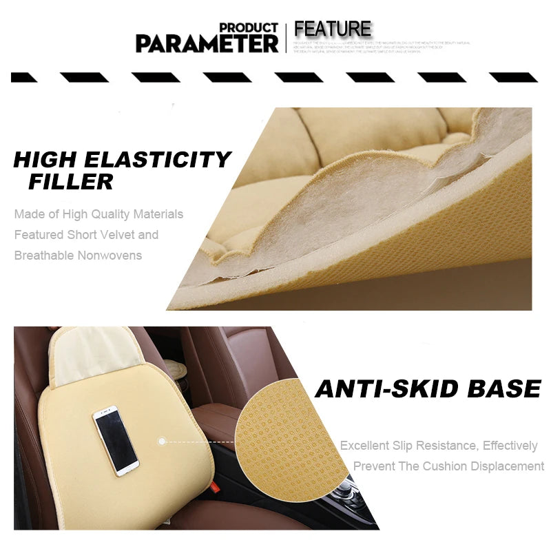 Winter Warm Car Seat Cover Cushion - Universal Soft Auto Seat Protector