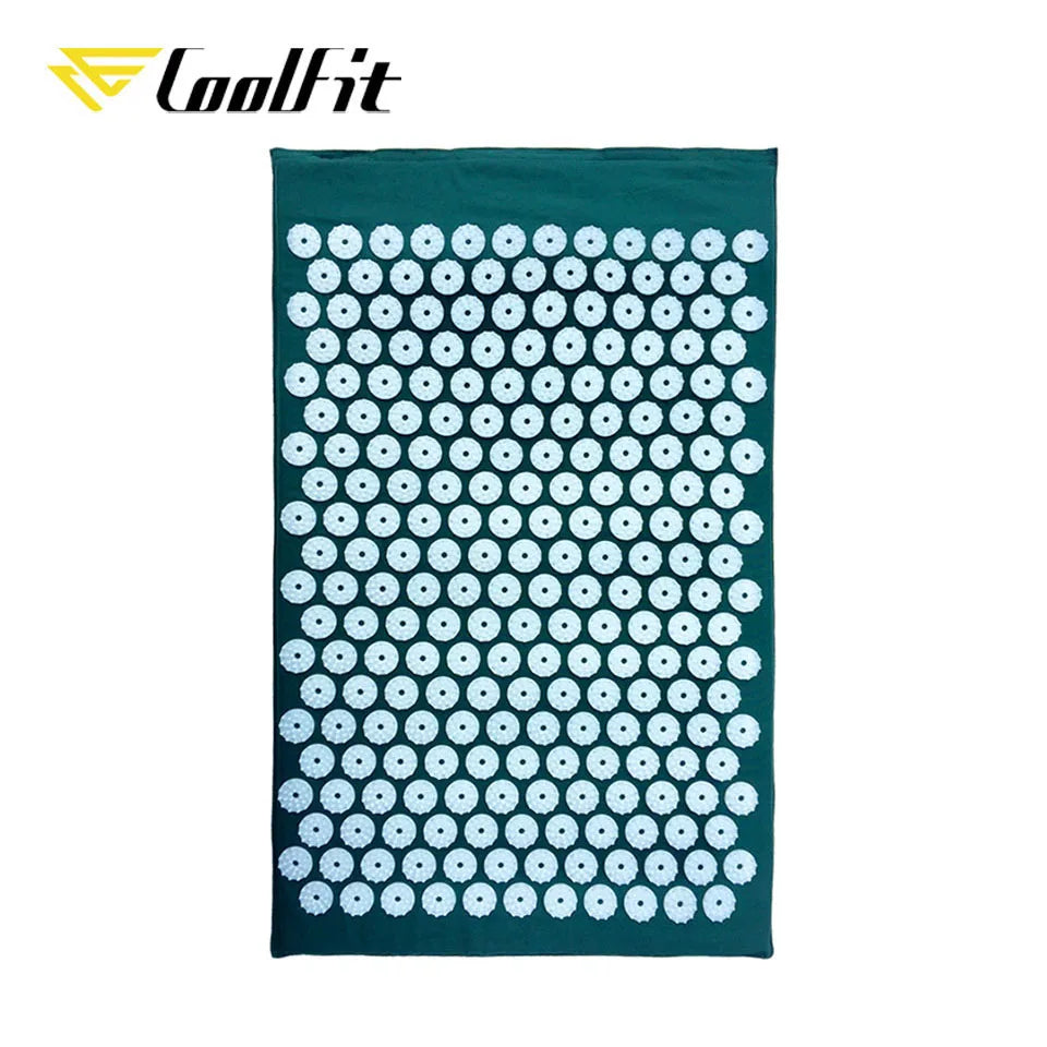 CoolFit Acupressure Mat & Pillow Set – Kuznetsov Spike Mat for Back & Neck Relief