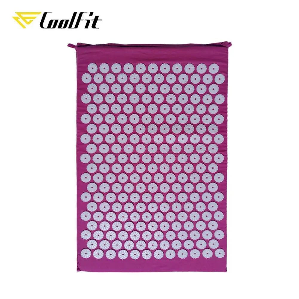 CoolFit Acupressure Mat & Pillow Set – Kuznetsov Spike Mat for Back & Neck Relief