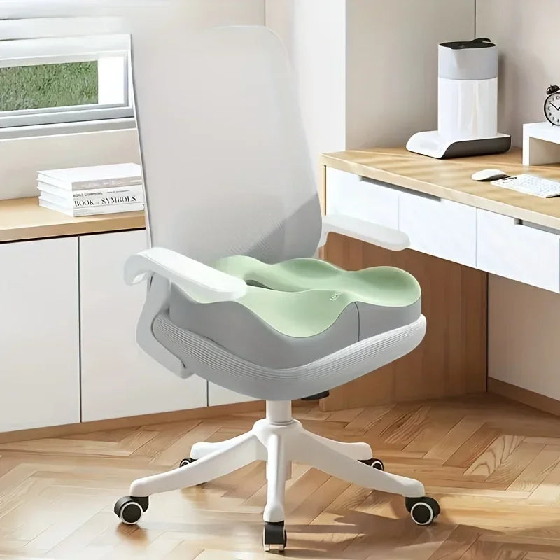 3D Memory Foam Seat Cushion – Ergonomic Support for Office, Car & Home