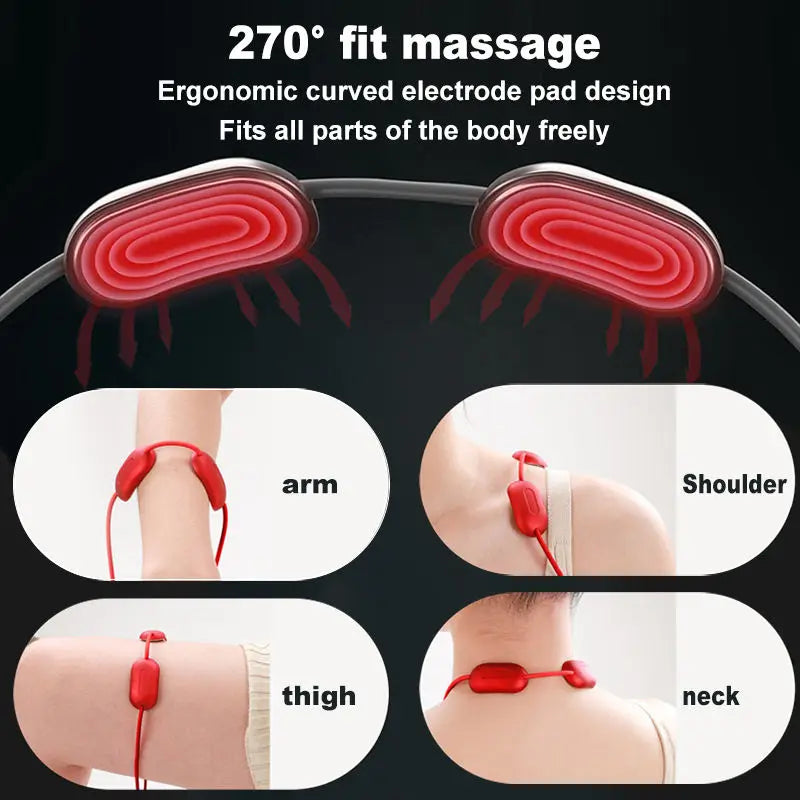 Mini Portable Cervical Spine Massager – Pulse Heat for Neck & Shoulder Relief