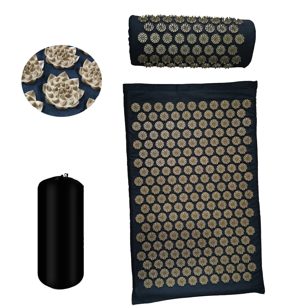 Shakti Acupressure Spike Mat – Back & Body Pain Relief Yoga & Massage Mat