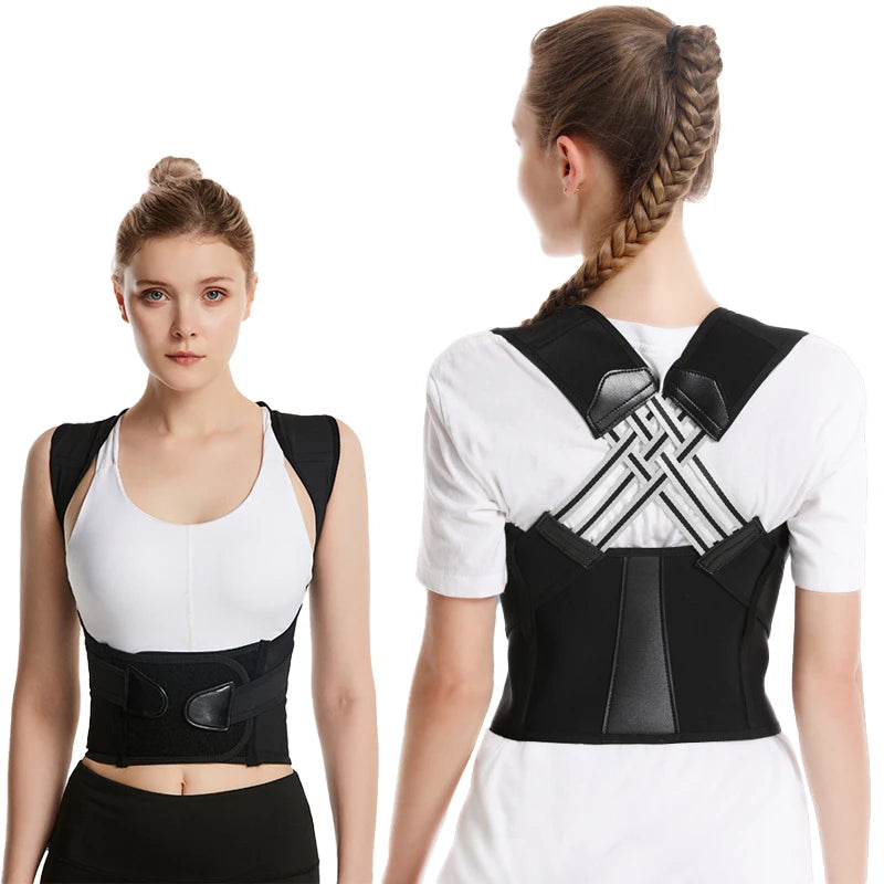 Adult Posture Corrector Belt – Breathable Back Correction Strap for Men & Women Sitting Support