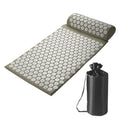 Acupressure Mat & Pillow Set with Storage Bag – Neck, Back & Foot Massage