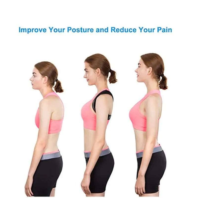 Adjustable Clavicle Posture Corrector Men Woemen Upper Back Brace Shoulder Lumbar Support Belt Corset Posture Correction