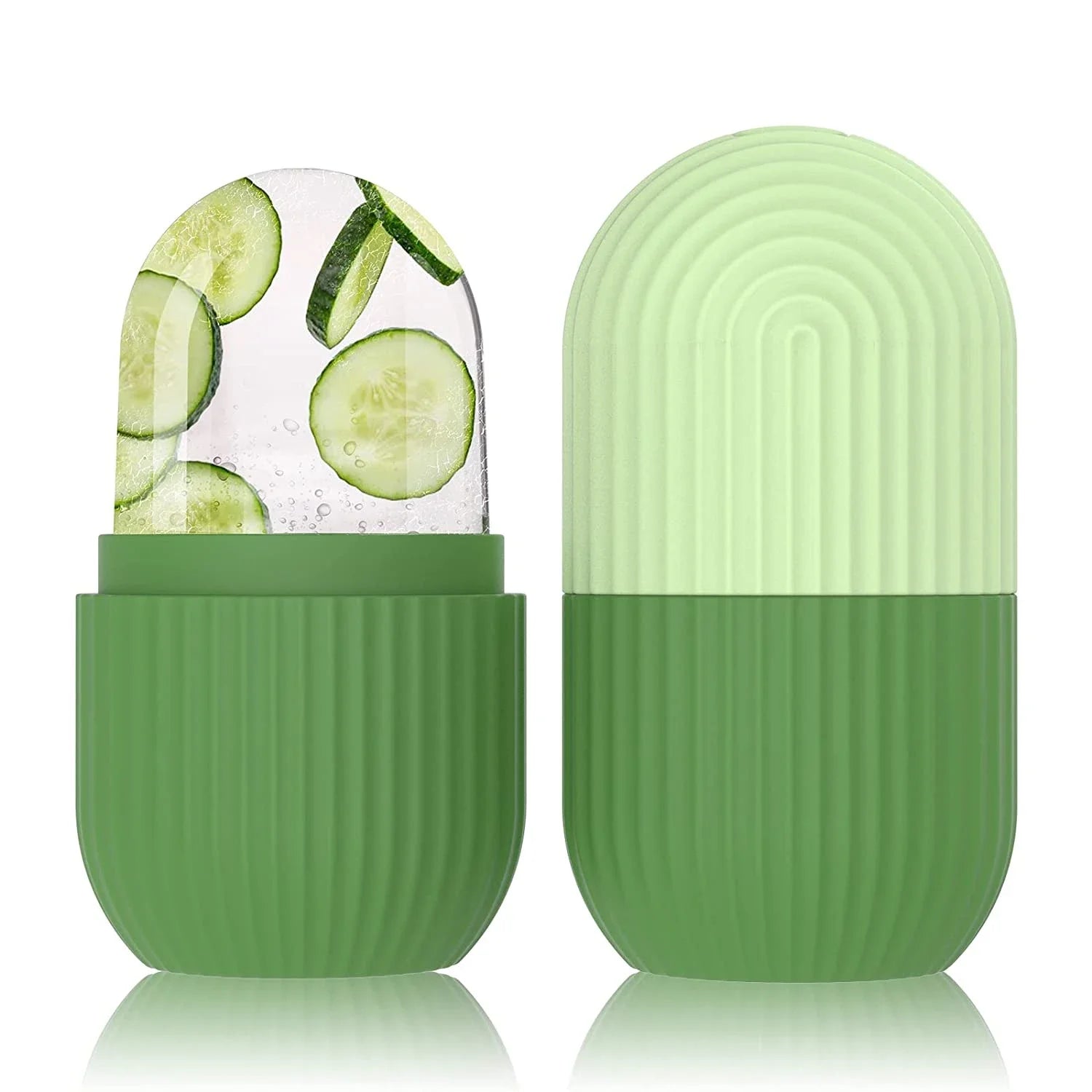 Ice Cube Face Roller – Silicone Skin Brightening & Depuffing Tool