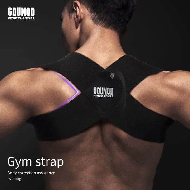 Adjustable Back Posture Corrector – Neck Brace & Shoulder Support for Home & Office Use