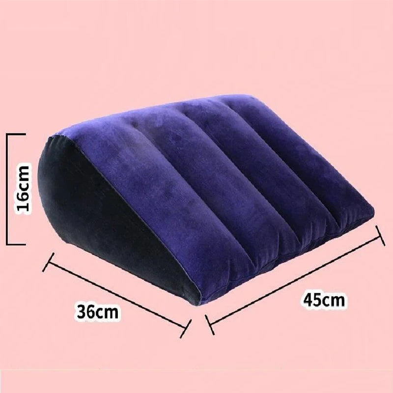Multifunctional Inflatable Support Pillow – Lumbar, Leg & Travel Body Cushion