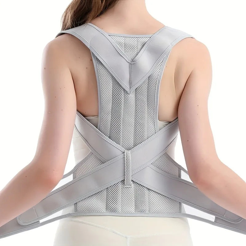 Invisible Back Posture Corrector Trainer – Adjustable Clavicle & Shoulder Support for Men, Women & Kids