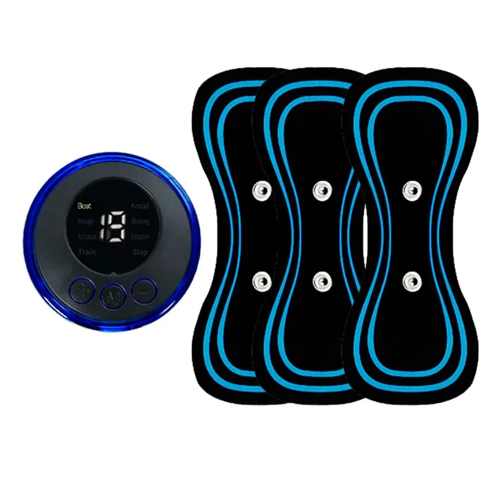 Smart Electric Neck Massager Set – Cervical Patch, 8 Modes & 19 Intensity Levels