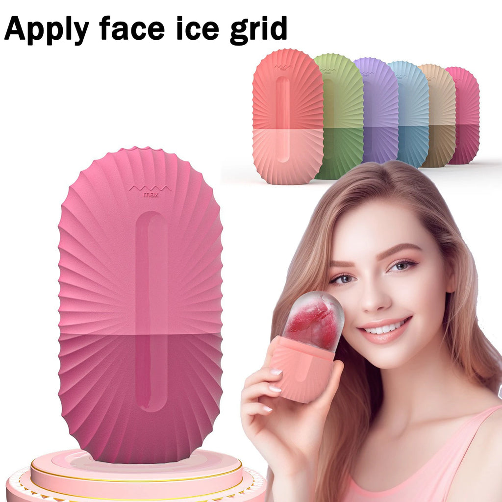 Silicone Ice Face Roller – Pore-Shrinking Cooling Massage Tool for Face & Neck