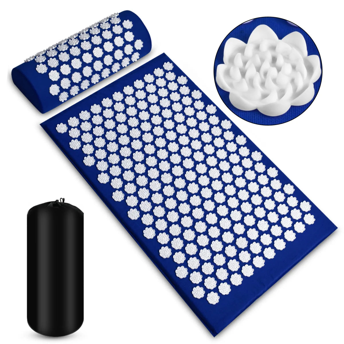 Shakti Acupressure Spike Mat – Back & Body Pain Relief Yoga & Massage Mat
