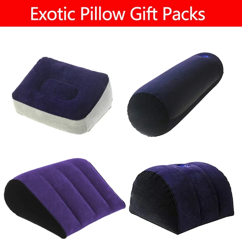 Multifunctional Inflatable Support Pillow – Lumbar, Leg & Travel Body Cushion