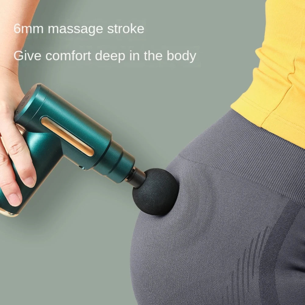 Portable Electric Fascia Gun – Vibrating Muscle Relaxation Tool for Sports Recovery