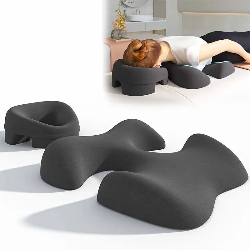 T-Shaped Memory Foam Massage Pillow & Spa Mat – Beauty Salon Facial Care Set