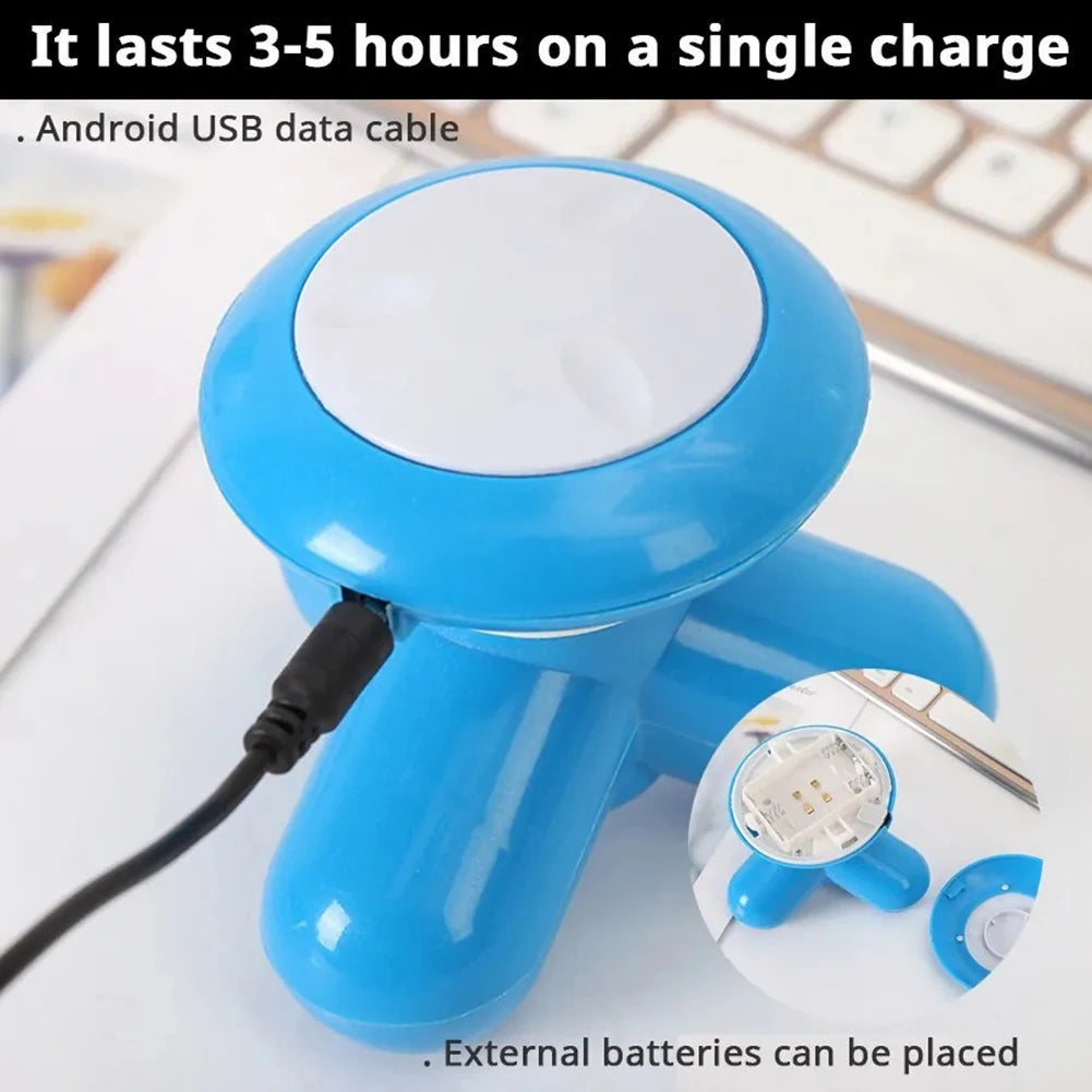 Handheld Electric Percussion Massager – Neck, Shoulder, Leg & Full Body Relief