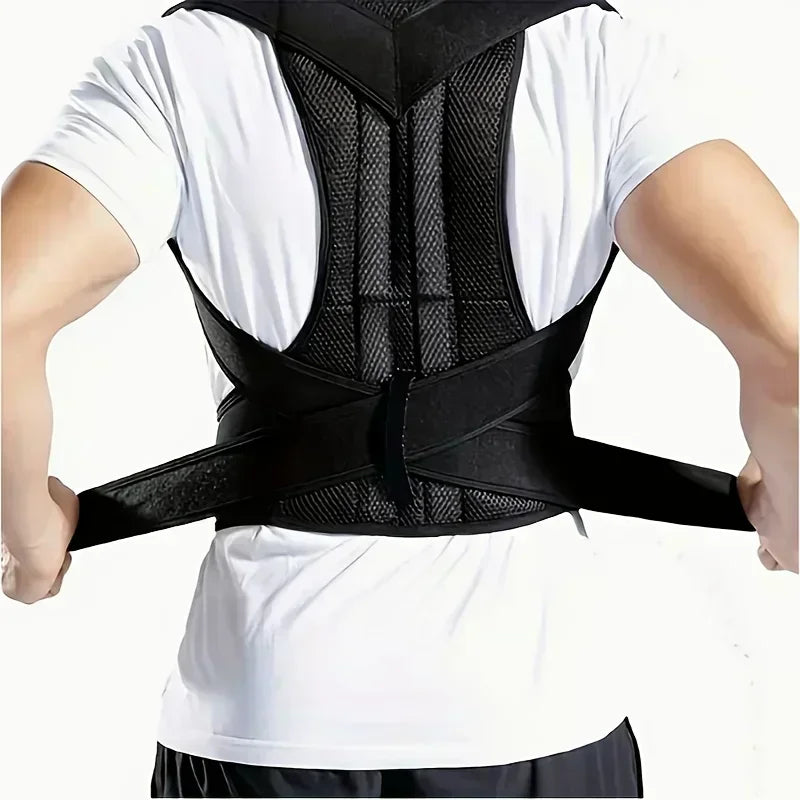 Kids Adjustable Back Posture Corrector – Breathable Shoulder & Waist Support for Back Pain Relief