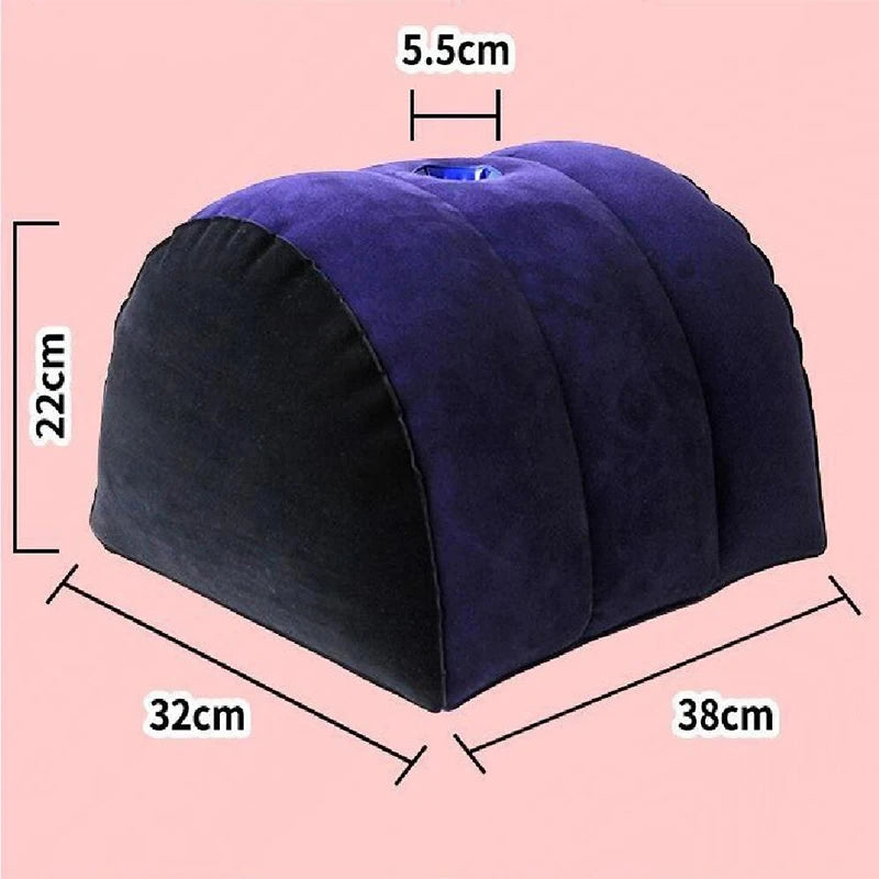 Multifunctional Inflatable Support Pillow – Lumbar, Leg & Travel Body Cushion