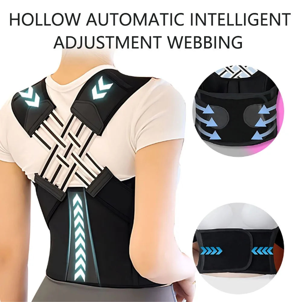 Magnetic Therapy Back Posture Corrector – Adjustable Shoulder Support for Sitting & Shaping