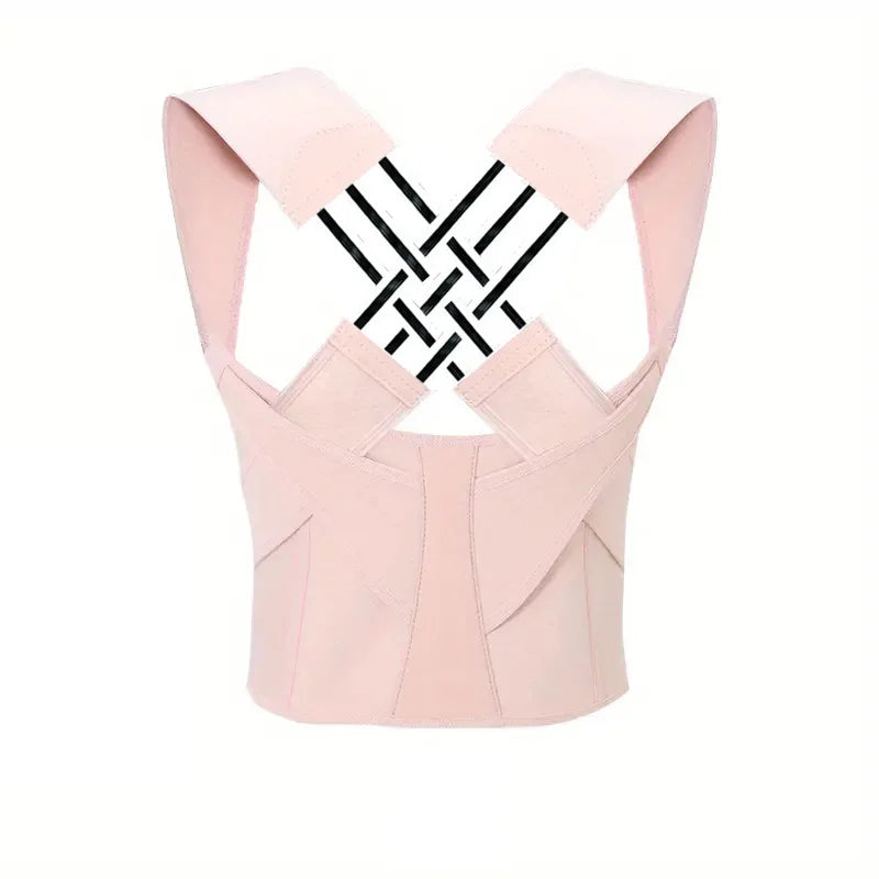 Posture Back Brace Adjustable Back Support Strap to Prevent Spinal Distortion and Hunchback for Men Women corrector de postura