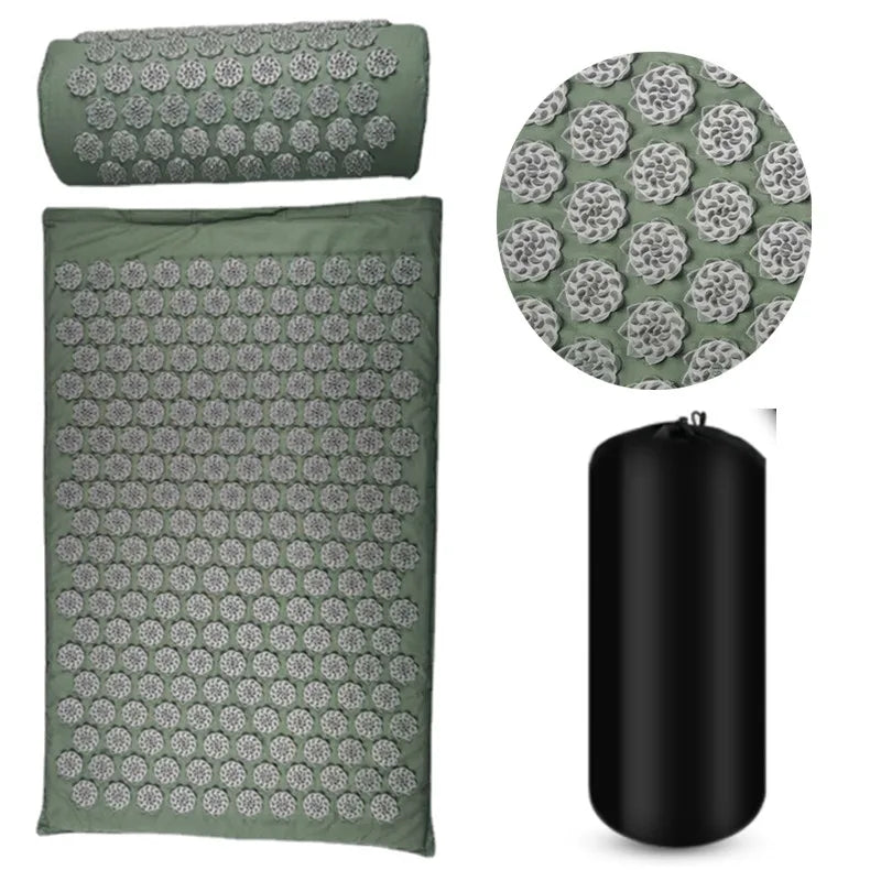 Shakti Acupressure Spike Mat – Back & Body Pain Relief Yoga & Massage Mat