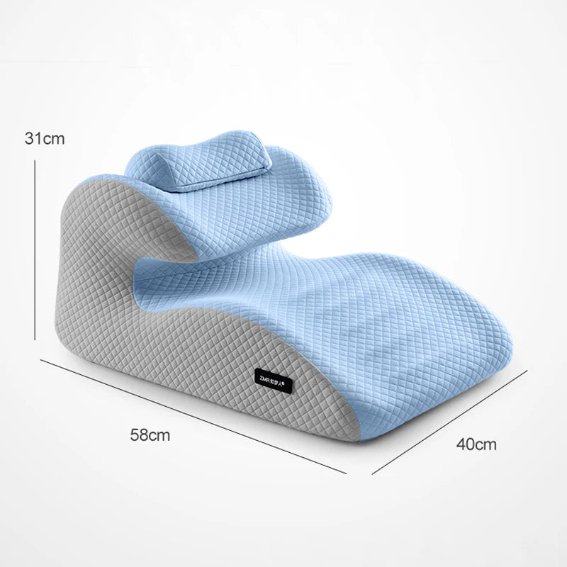Ergonomic Cervical Traction Pillow – Anti-Snoring & Full-Position Posture Support
