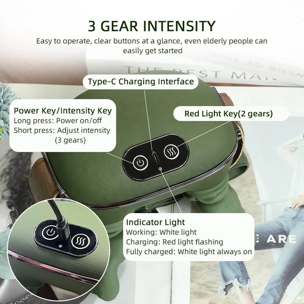 Wireless Bionic Finger Neck & Shoulder Massager – Cervical Kneading Shawl