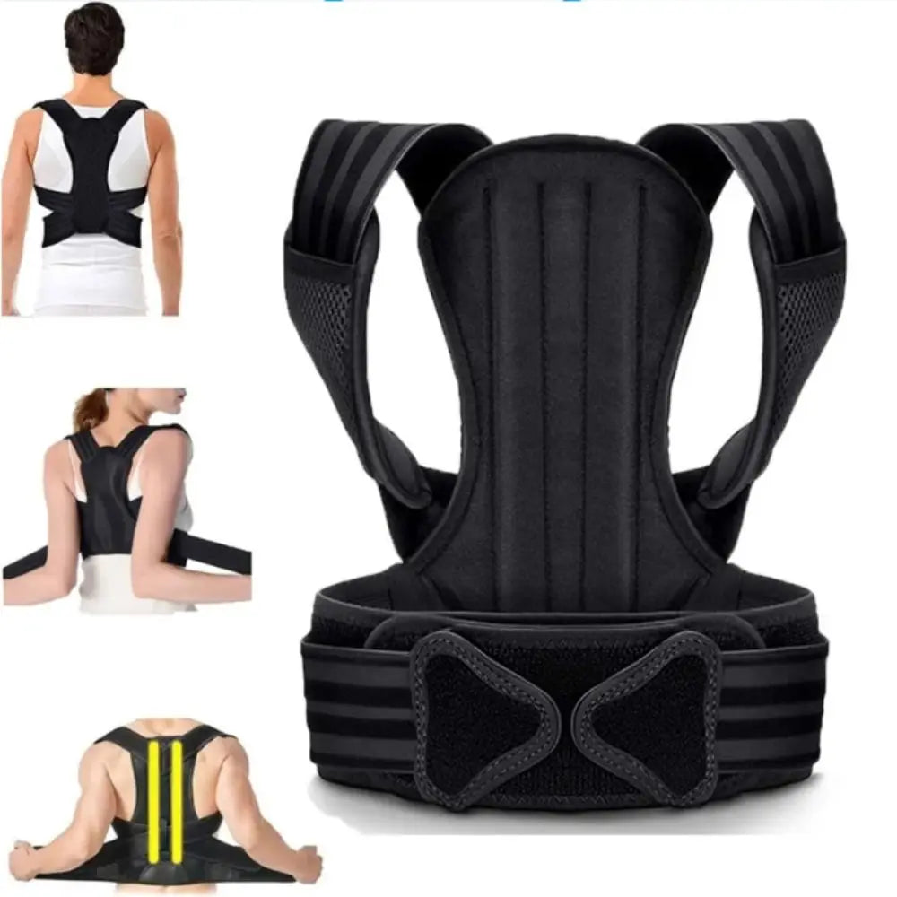 Adjustable Thoracic Kyphosis Corrector Brace – Upper Back & Shoulder Posture Support