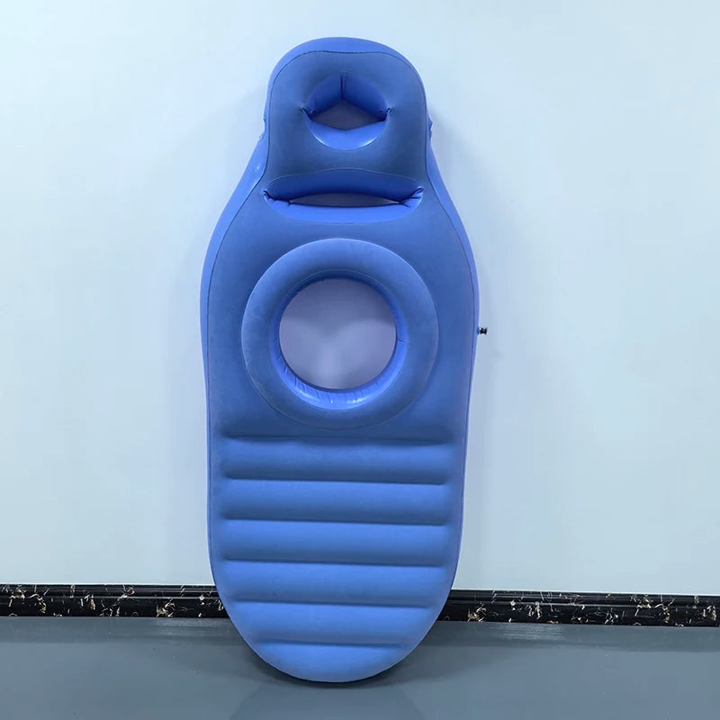 Inflatable Maternity Pillow with Belly Hole – Full Body Pregnancy Support Mattress