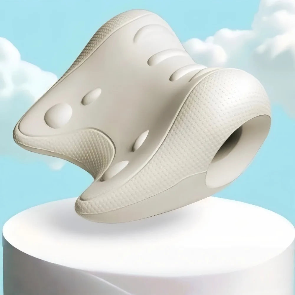 U-Shaped Cervical Massage Pillow – Neck & Shoulder Relaxer with Acupressure Design