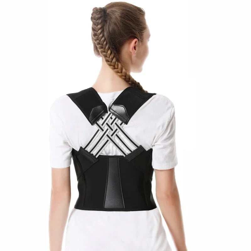 Fully Adjustable Posture Corrector – Shoulder Support Brace for Upper & Mid Spine Relief