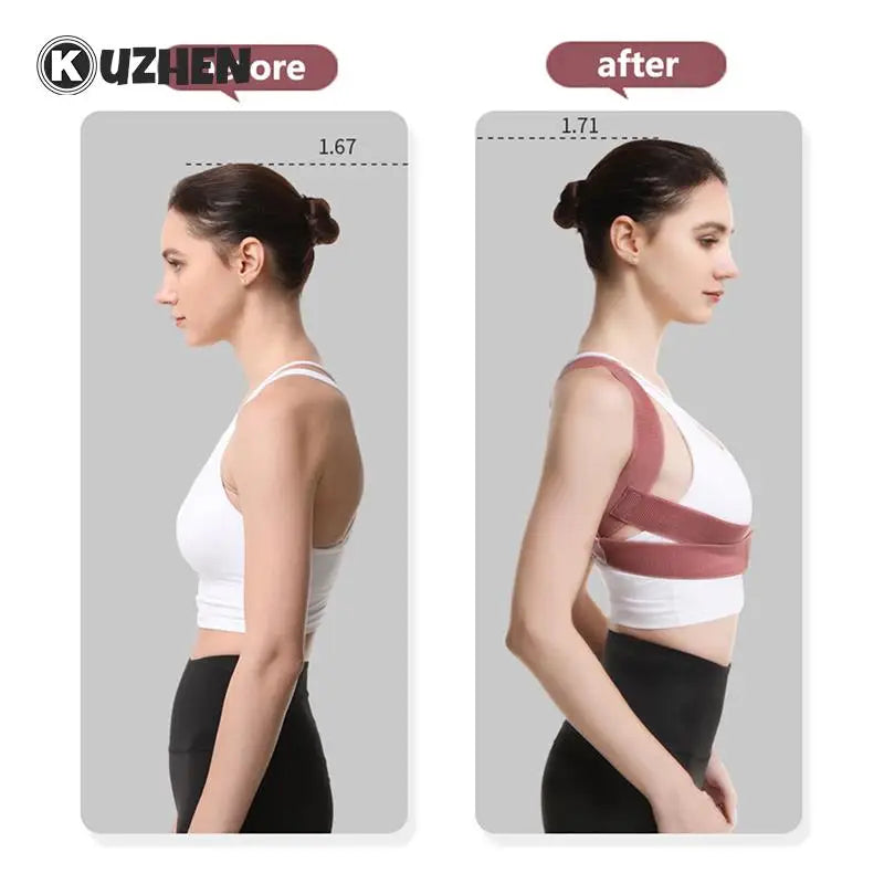 Invisible Chest Posture Corrector for Women – Elastic Back & Shoulder Support Corset