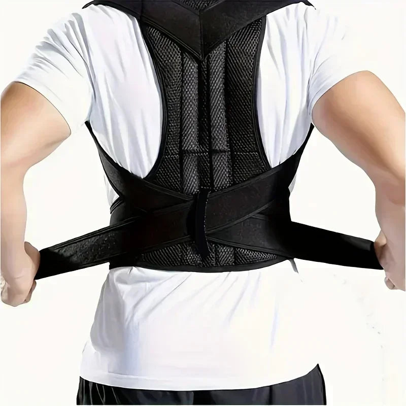 Kids Adjustable Back Posture Corrector – Breathable Shoulder & Waist Support for Back Pain Relief