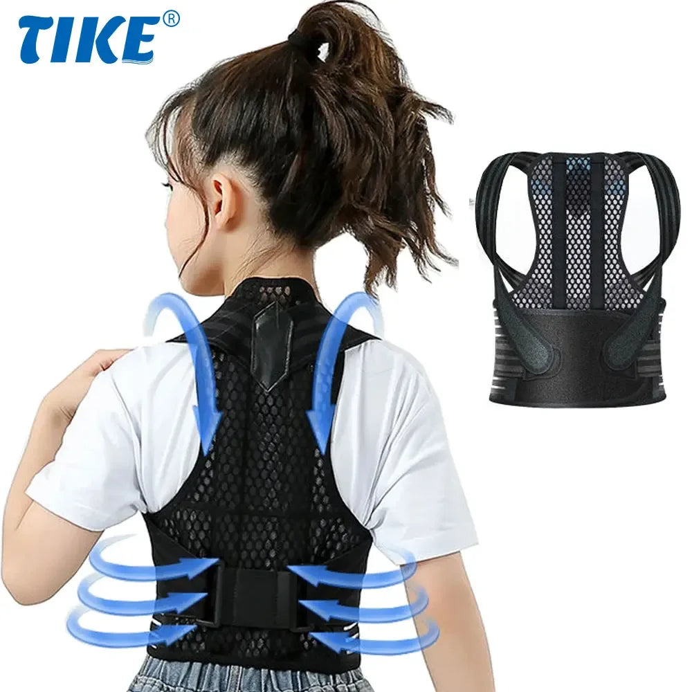 Kids Back Posture Corrector – Adjustable Clavicle Brace for Kyphosis & Slouching
