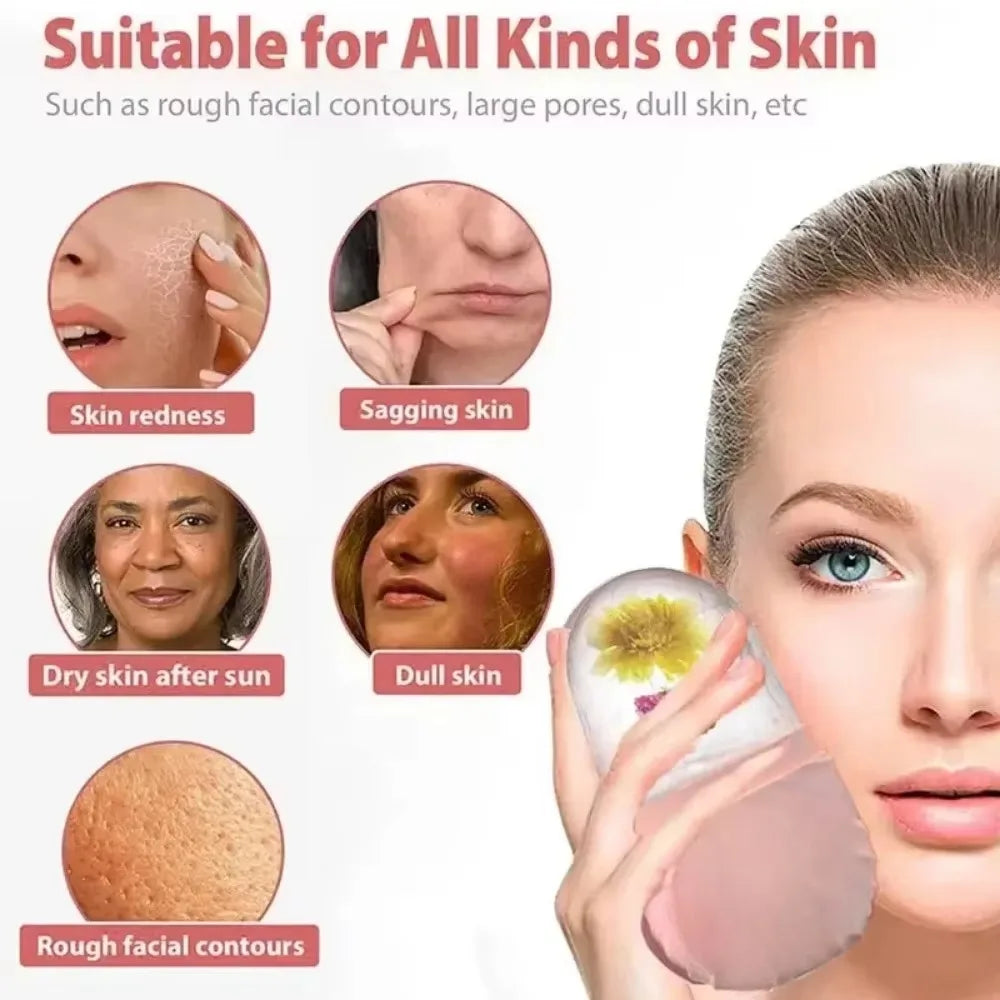 Silicone Ice Roller for Face - Face Lifting & Contouring Massage Tool