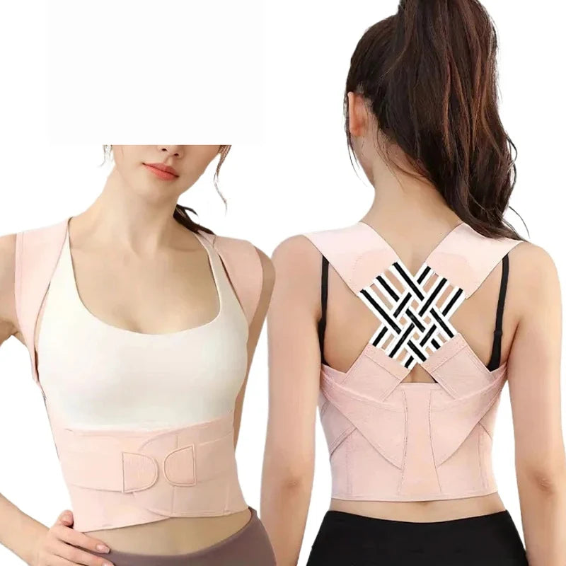Fully Adjustable Posture Corrector – Shoulder Support Brace for Upper & Mid Spine Relief