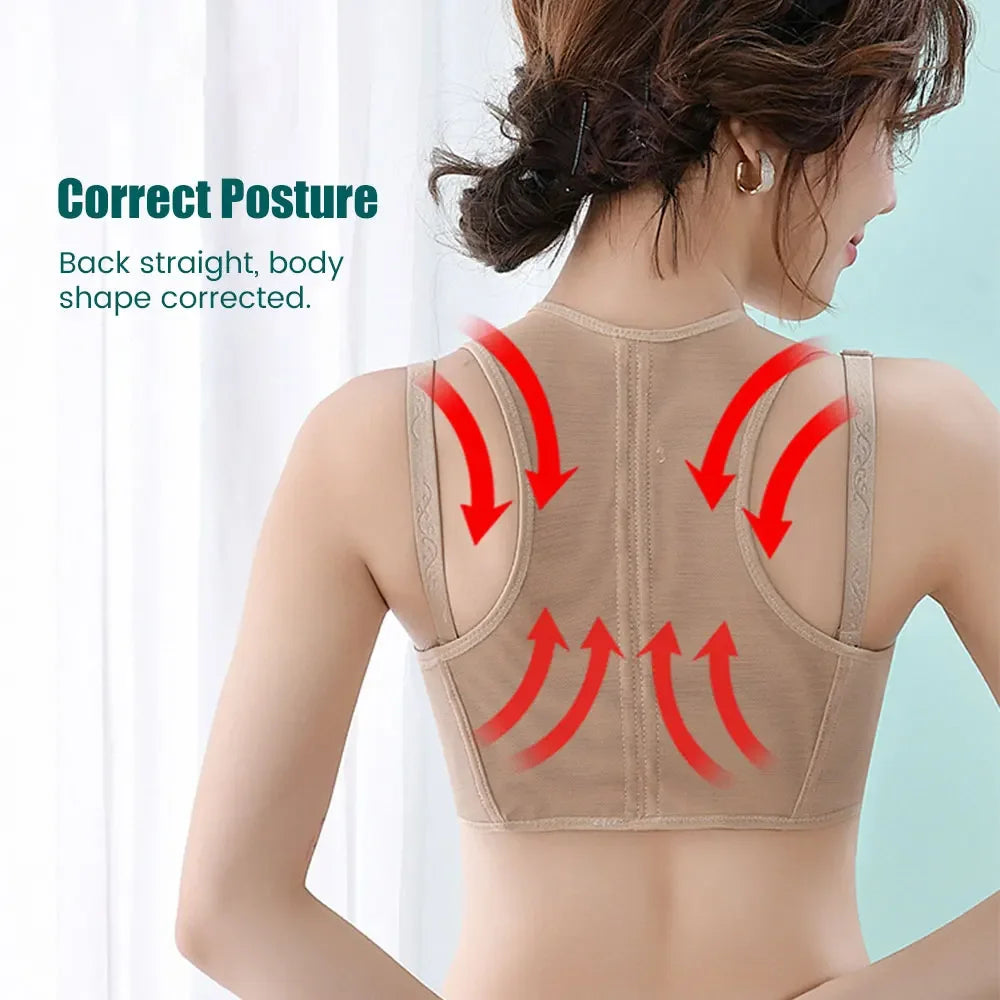 Women's Invisible Chest Posture Corrector – Body Shaper Corset & Back Shoulder Support Brace