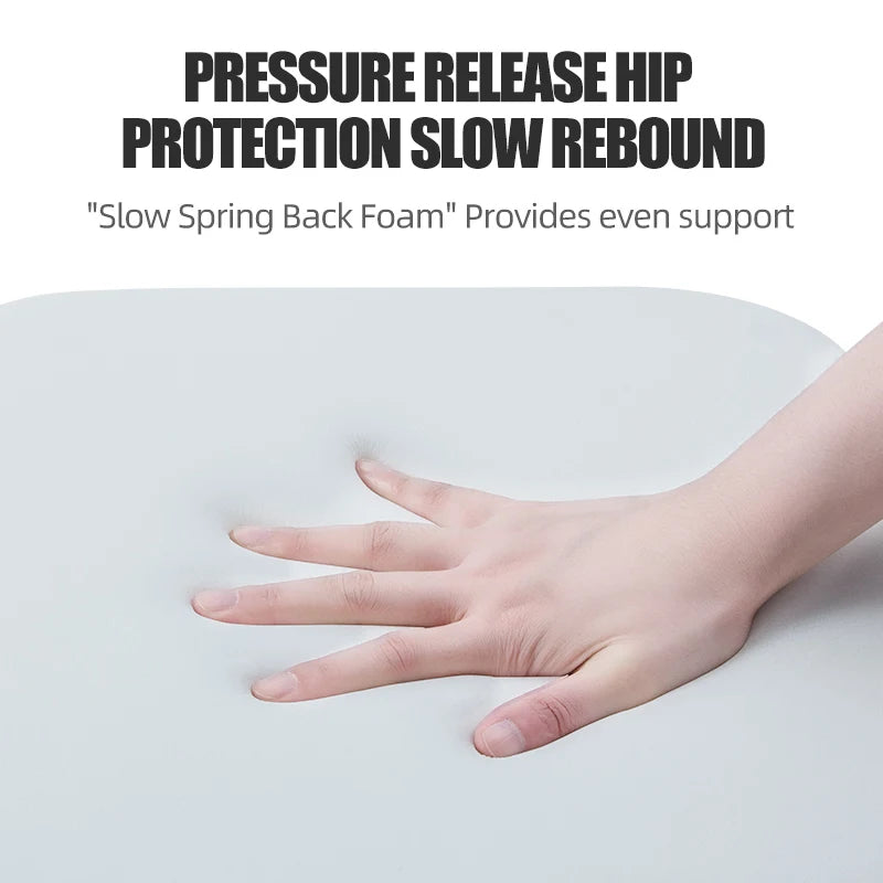 Ergonomic Memory Foam Seat Cushion – Office & Student Chair Pad for Long Sitting