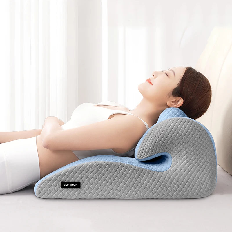 Ergonomic Cervical Traction Pillow – Anti-Snoring & Full-Position Posture Support