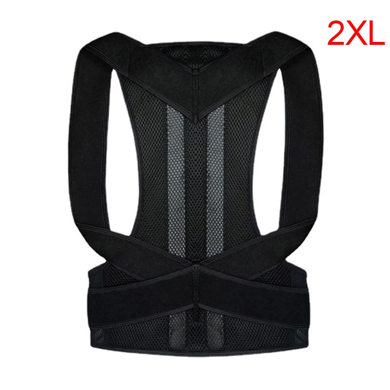 Posture Corrector Back Brace Stop Slouching And Hunching Adjustable Back Trainer Unisex Correction Belt