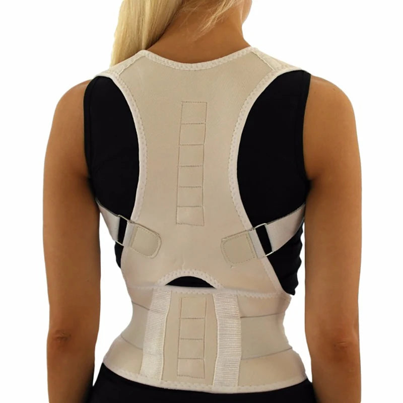 Magnetic Posture Corrector – Orthopedic Back Support Belt with Magnet Therapy for Men & Women