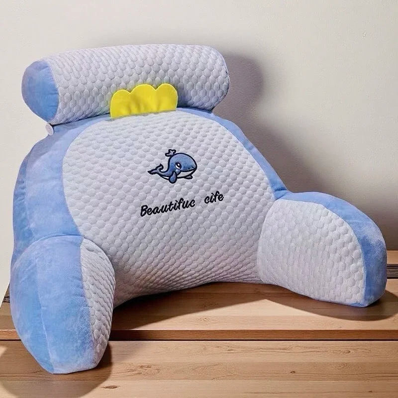 Adjustable Reading Pillow – Ergonomic Back Support Cushion for Bed, Sofa & Floor