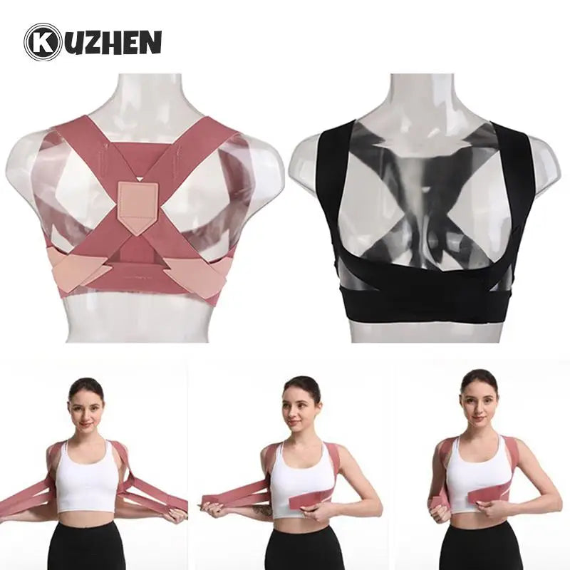 Invisible Chest Posture Corrector for Women – Elastic Back & Shoulder Support Corset