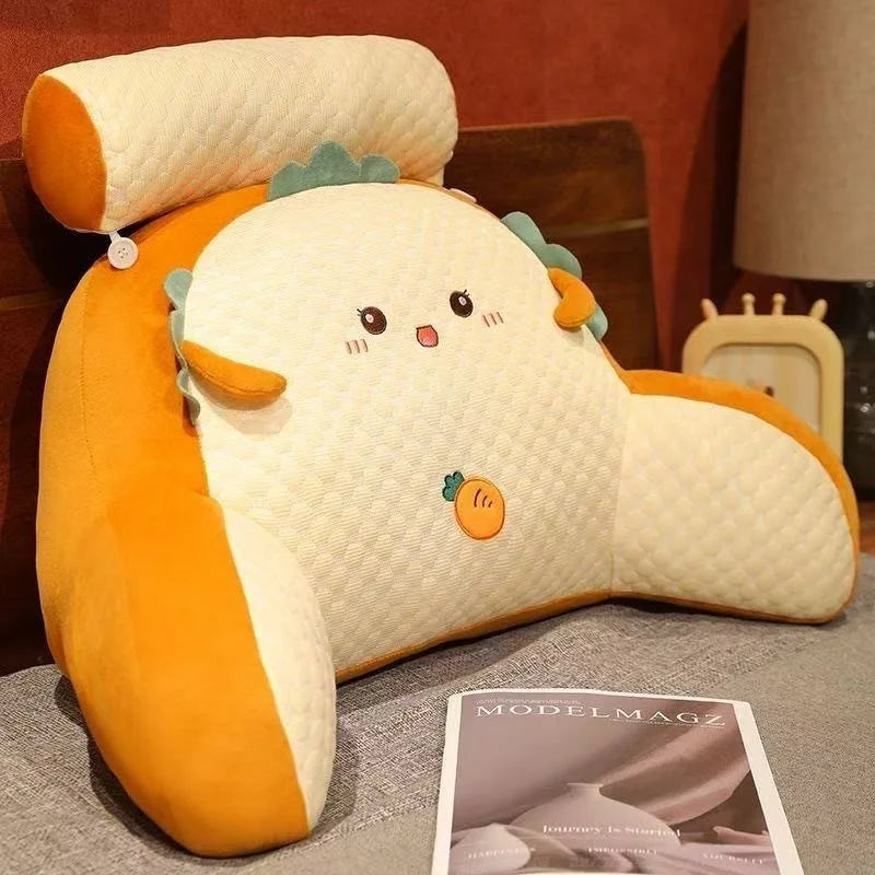 Adjustable Reading Pillow – Ergonomic Back Support Cushion for Bed, Sofa & Floor
