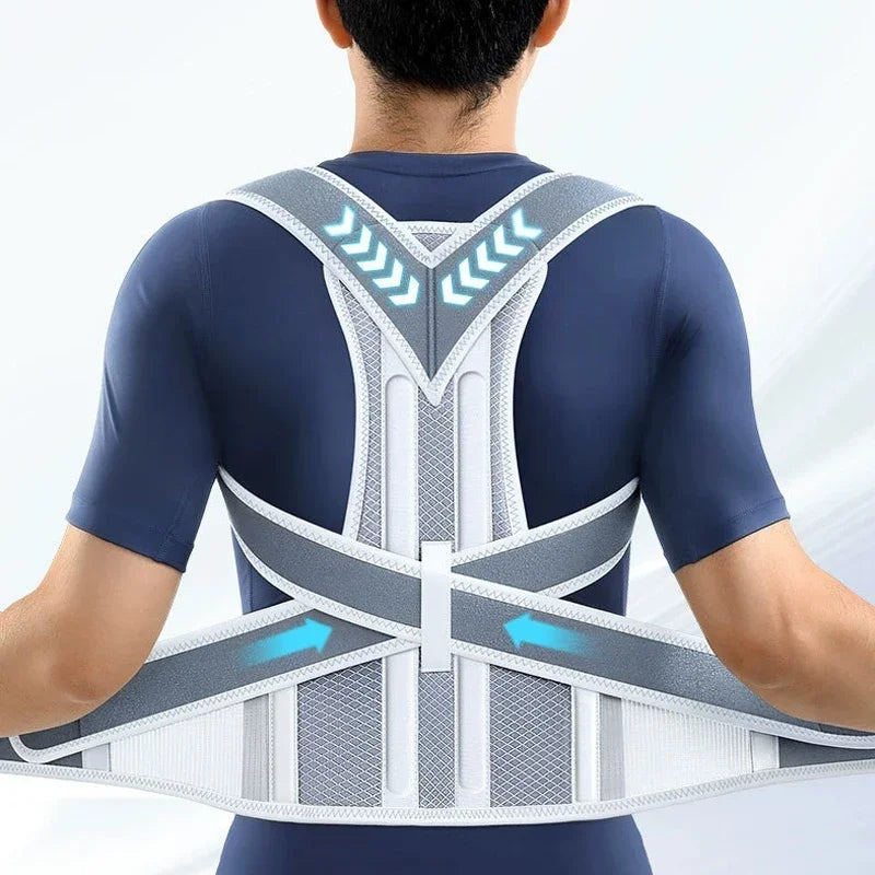 Upper Back Posture Corrector – Clavicle Support & Shoulder Straightener Brace