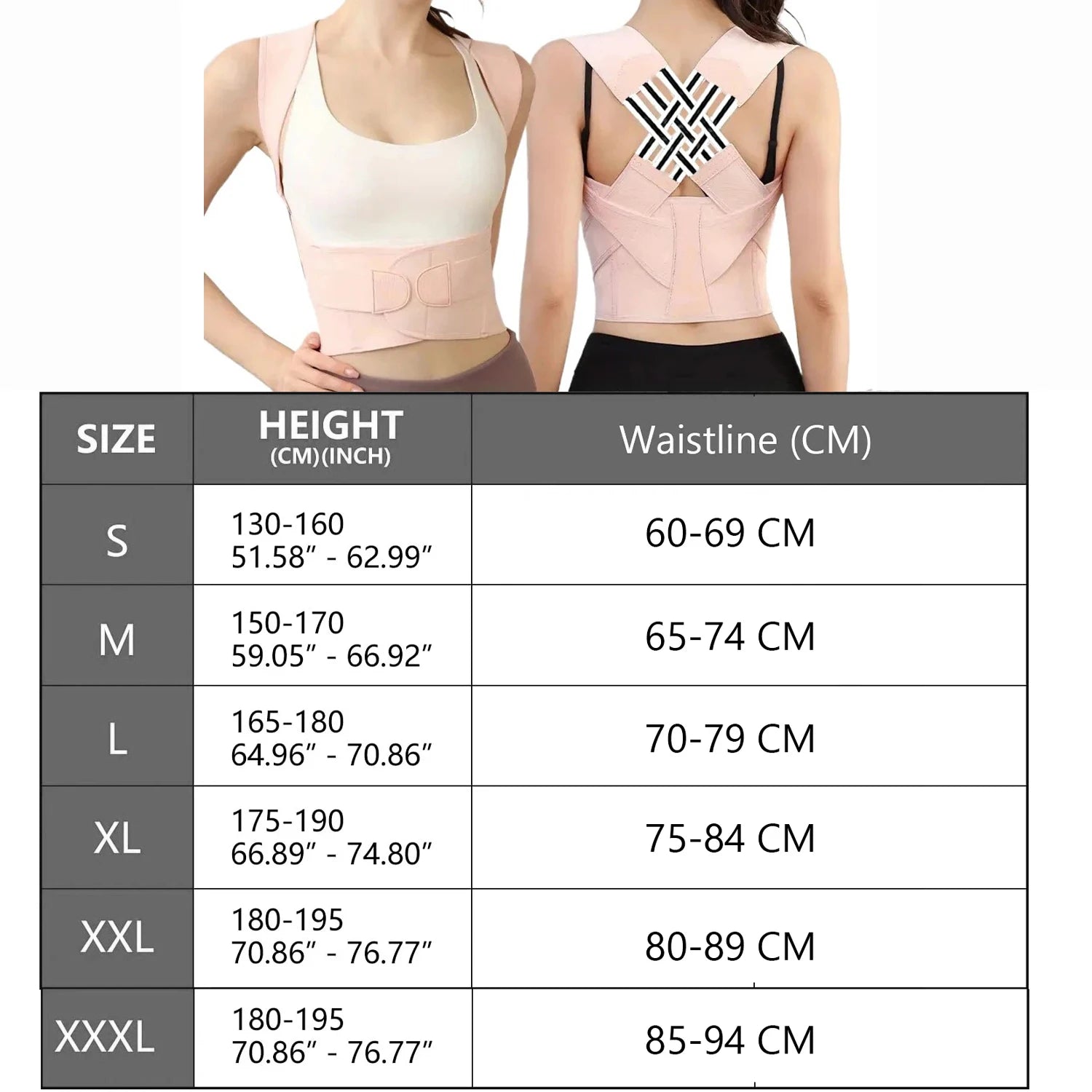 Fully Adjustable Posture Corrector – Shoulder Support Brace for Upper & Mid Spine Relief