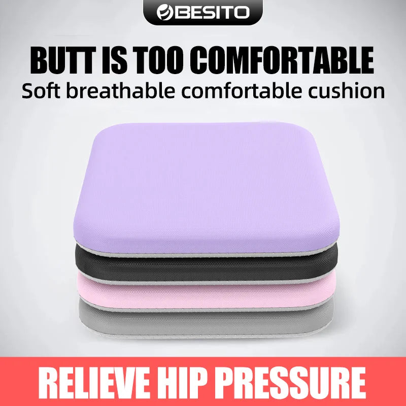 Ergonomic Memory Foam Seat Cushion – Office & Student Chair Pad for Long Sitting
