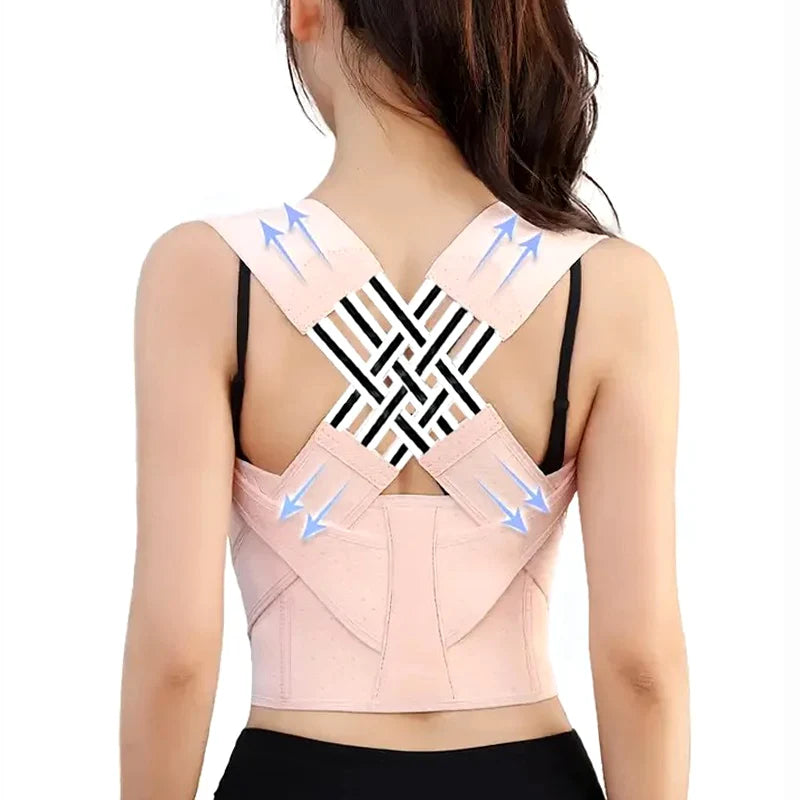 Fully Adjustable Posture Corrector – Shoulder Support Brace for Upper & Mid Spine Relief